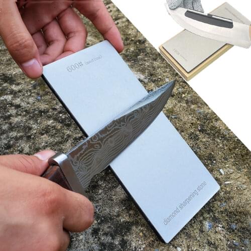 Diamond sharpening stone 3pcs 320/1200/2500 set base kitchen bar knife non-slip blade Apex edge mirror reflection whetstone