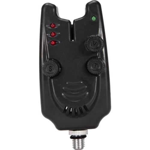 Fishing Bite Alarm LED Carp Fishing Fish Indicator Water Resistant Adjustable Tone Volume Sound Alert for Fishing Rod