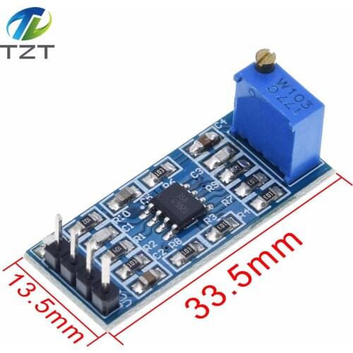 TZT LM358 100 Times Gain Signal Amplification Amplifier Operational Amplifier Module 5V-12V Hot Sale