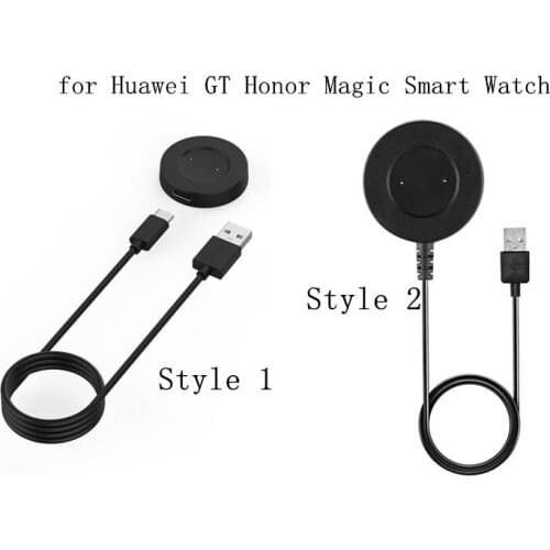 30pcs Watch Charging Dock Cradle Magnetic Fixed Charger Power Supply 1m USB Cable Portable for Huawei GT Honor Magic Smart Watch