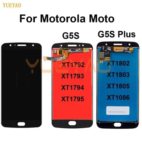 Screen For Motorola Moto G5S XT1793 XT1794 XT1792 LCD Display Touch Screen Digitizer Replacements Display For Moto G5S LCD