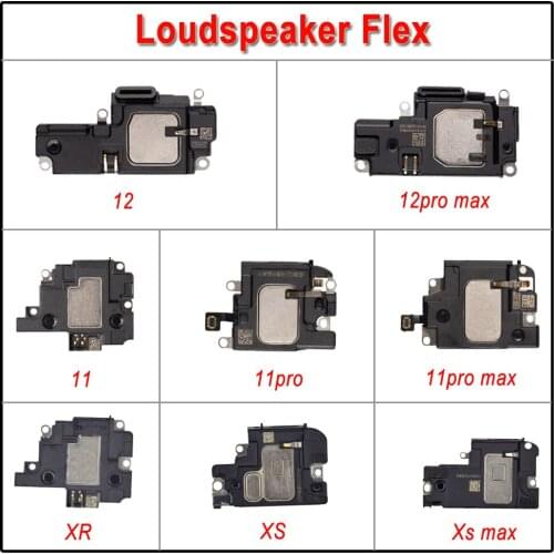 1pcs Loudspeaker Repair Parts For iphone X XS Max XR Lound Speaker Ringer inner Buzzer Flex Cable Replacement Parts