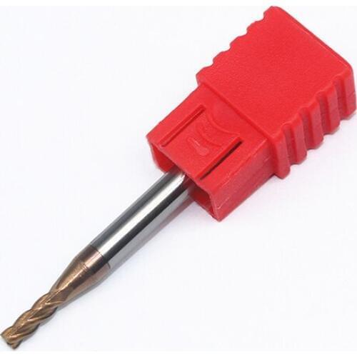 1PCS HRC60 2.5mm Solid Carbide Endmills ENDMILL D2.5X8LXD4X50L 4 Flute Standard Length Side milling Slotting Profiling face mill