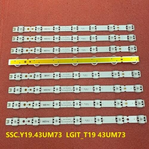 30pcs/lot LED Backlight for LG 43UM4390PLC 43UM74006LB 43UM7450PLA 43UM7390PLC 43UM7400PLB 43UM7300PSA 43LM6300PSB Y19.43UM73