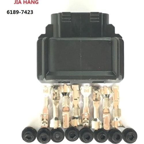 8 pin auto connector 1.2 male female LED headlight speaker plug sensor connectors 6181-6850 6189-7423