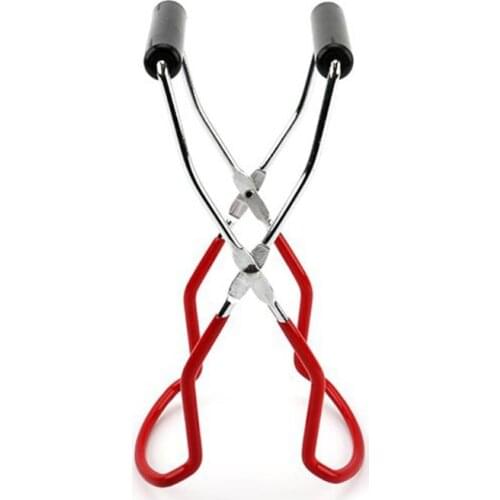 Anti-slip Canning Jar Lifter Tongs Wide Mouth Can Gripper Clamp with Grip Handle
