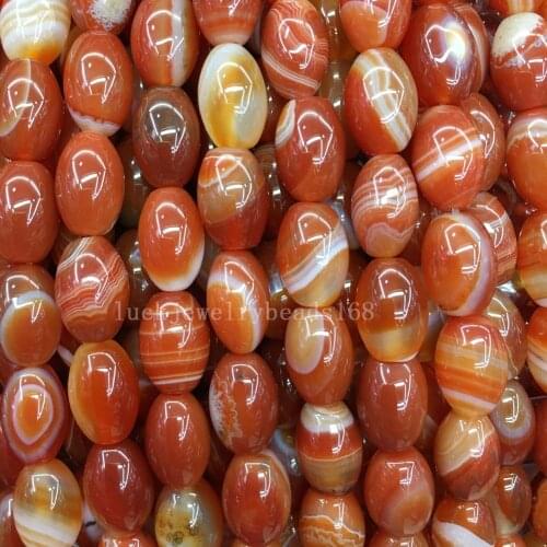 Free Shipping Fashion Jewelry 8x12mm Stunning Red Onyx Carnelian Loose Beads 15.5"FG8079