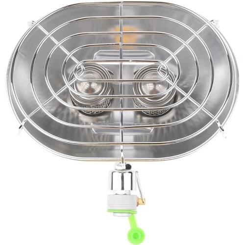 Camping Butane Propane Heater Double Burner Fishing Warmer At Night