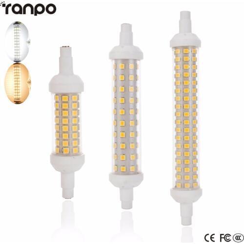 LED Flood Light Ceramics R7S J78 J118 J135 10-20W 2835 SMD Replaces Halogen Lamp 78mm 118mm 135mm 10W 15W 20W Corn Lightings