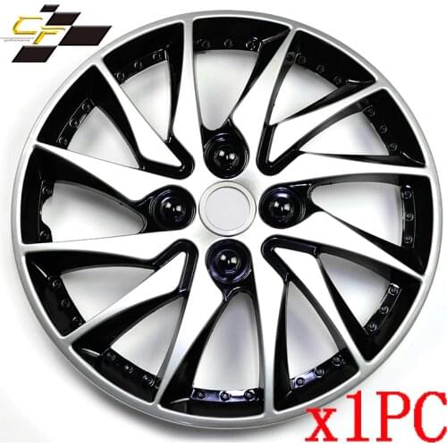 1 Piece Universal 14" 388mm Wheel Hub Cap Cover R14 Rim Center Cover 12 Wheel Spoke Clip on Hubcap Car Accessories Decoration
