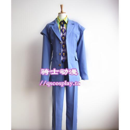 Jojos Bizarre Adventure Kira Yoshikage Cosplay Costume Halloween Christmas Carnival Costume Costom Made