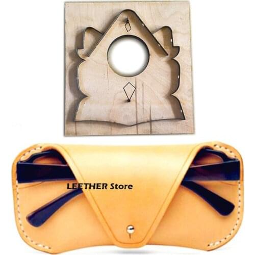 Leather Glasses Case Sunglass and Reading Glasses Case Japan Steel Blade Rule Die Cutter for Diy Leather Template Crafts