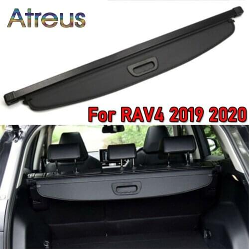 Trunk Parcel Shelf Cover for Toyota RAV4 XA50 Wilanda 2019 2020 2021 Retractable Rear Racks Spacer Curtain Auto Accessories