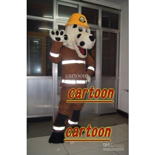 Cute Hot sale Cartoon Character Adult Firemen dog Dress cosplay Halloween Party Costume