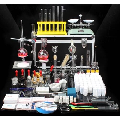 Junior high Middel school Chemistry experiment Kit experiment equipment kit Glassware teaching Kit