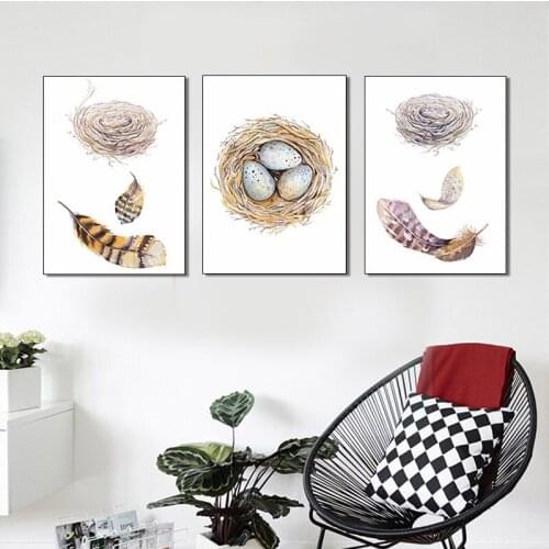 Frameless Nordic Canvas Wall Art Inkjet Paintings Simple Bedroom Living Room Porch Poster Decoration Painting Core Minimalist