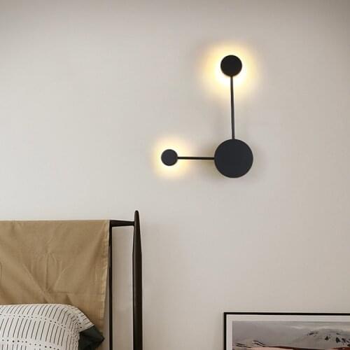 Nordic living room wall light minimalist modern designer living room wall decoration creative bedroom bed lamp