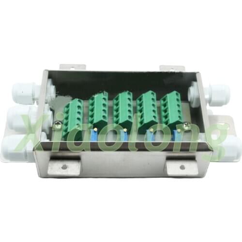 Small Scale Weighing Box 4 Wires 5 Holes / Electronic Weighing Box / Weighing Box Stainless Steel Load Cell Junction Box