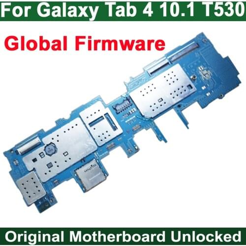 HAOYUAN.P.W Original Full Work Unlock Motherboard Circuits For Samsung Galaxy Tab 4 10.1 T530 Electronic Panel Global Firmware