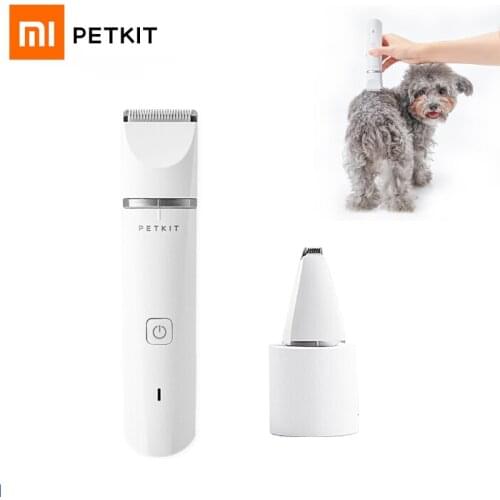 PETKIT 2 In 1 Pet Hair Clipper Professional Hair Trimmer Dog Cat Waterproof Electric Shaver Rechargeable Ear Eyes Hair Clean