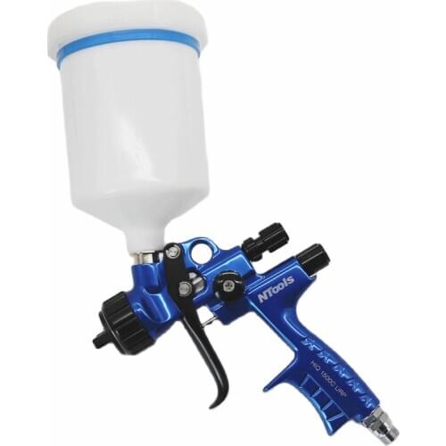 2020 Blue Limited Edition LVLP Spray Gun Paint Gun 1.3mm Nozzle with Tank for Car New Design Painted Pistol Air Sprayer Gun