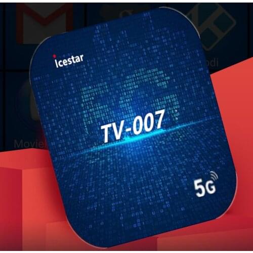 2021 TV007 4k 5G Wifi Smart Quad-core Wireless Network Smart Tv Box 2GB 16GB 4GB 32GB Set Top Box Dual Digital TV Set Top Box