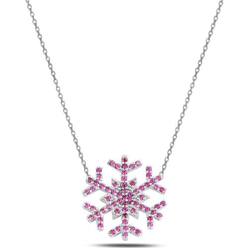 Silver Snowflake Necklace