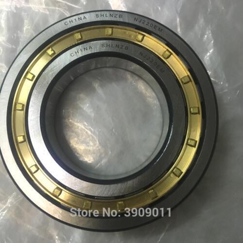 SHLNZB Bearing 1Pcs NJ410 NJ410E NJ410M NJ410EM NJ410ECM C3 50*130*31mm Brass Cage Cylindrical Roller Bearings