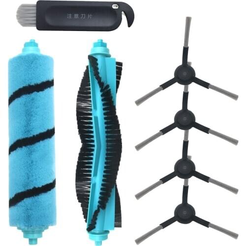 Replacement Roller Soft Brush Side Brush for Cecotec Conga 3490 4090 5090 Robot Sweeper Vacuum Cleaner for xiaomi STYJ02YM