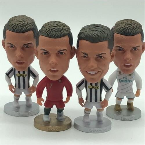 Soccerwe 6.5cm Height Soccer Star Dolls C. Ronaldo Figures Collections Kit Toy Gift