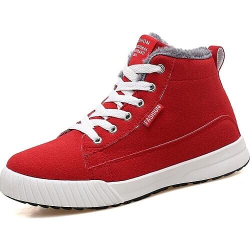 Super Warm Winter Boots Men Snow Boots With Fur Keep Warm Platform Men Winter Snow Shoes Waterproof Ankle Lovers Shoes Boots