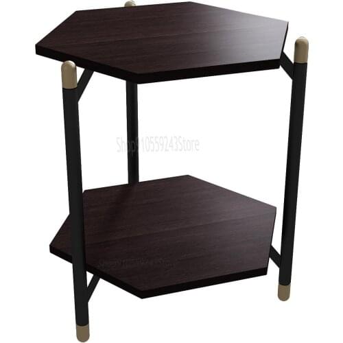 Light Luxury Corner Table Simple Side Table Living Room Sofa Balcony Small Side Table Bedside Cabinet Movable Small Apartment Co