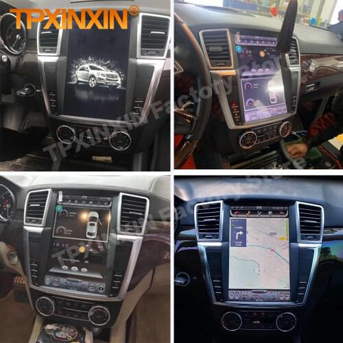 Tesla Multimedia Android 9 Player Car Radio Stereo For Mercedes-Benz GL ML W164 X164 2012 2013 2014 2015 2016 Receiver Head Unit