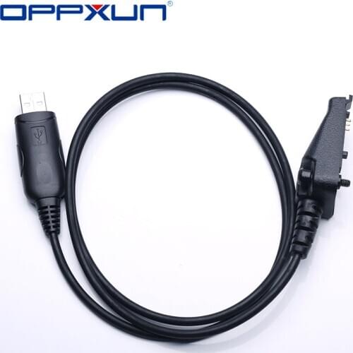 OPPXUN USB Programming Cable for Kenwood TK2140 TK3140 TK3180 TK385 TK-290 RPC-K3-U Yaesu Portable Walkie Talkie