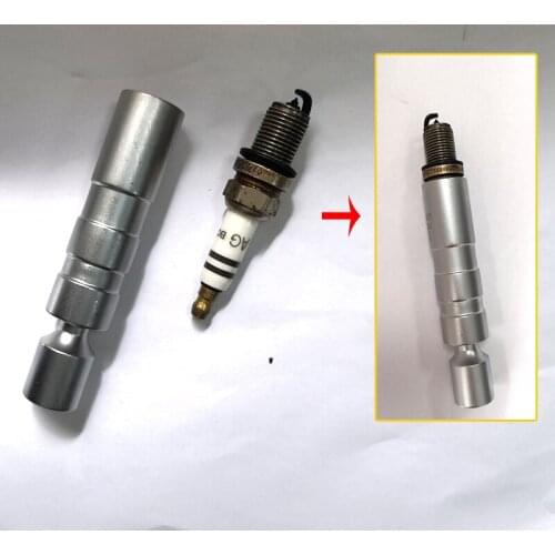 14mm 16mm Magnetic Universal Spark Plug Socket Wrench Removal and Installation Tool
