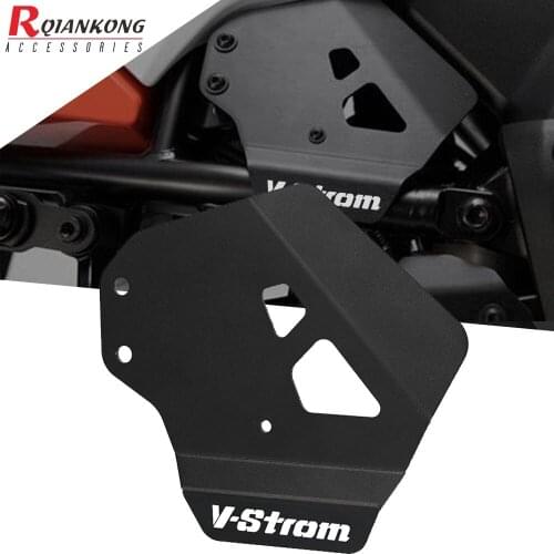 Motorcycle Accessories Right Side Brake Lines Protect Frame Cover Protector For SUZUKI V-STROM 1050 VSTROM 1050XT 2019 2020 2021