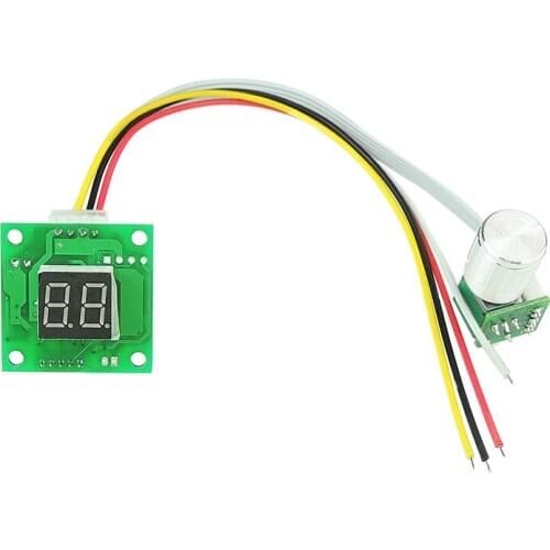 2A Digital display DC motor speed controller PWM stepless speed control switch display