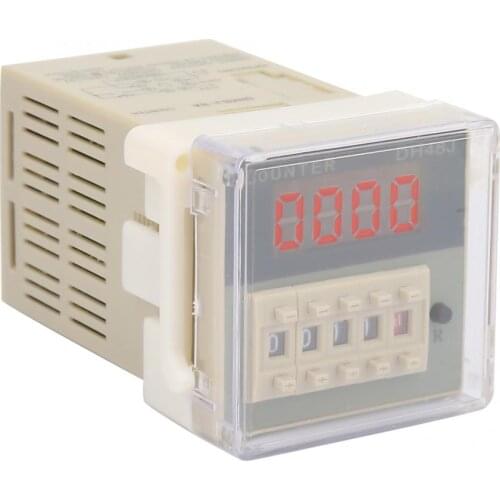 Digital Counter O111ROM DH48J-8A LCD Digital Electronic 8 Pins Counter Delay Time Relay 0-999900