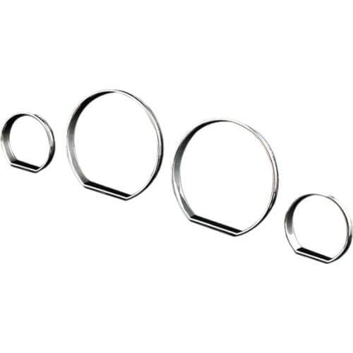 For BMW E46 M3 M Chrome Speedometer Gauge Dial Rings Bezel Trim Speedo AC/Tech Sport