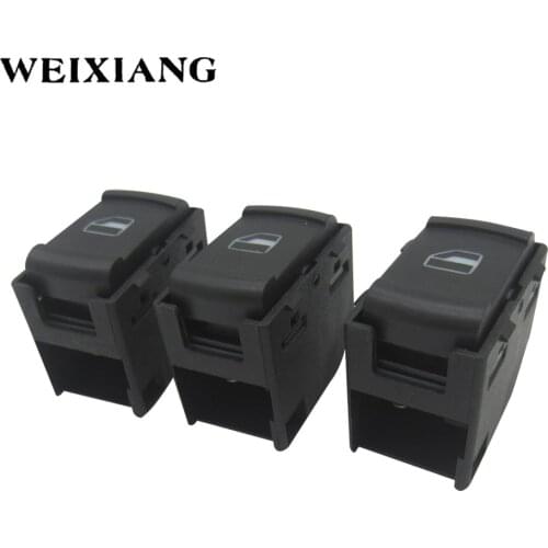 3 x Single Power Window Switch Button For VW Jetta Bora Golf MK4 Passat B5 3B0959855B