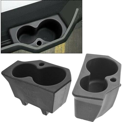 Right & Left Side Door Trim Cupholders, Non-slip Fits for Ram 1500 3500 5500 4500 Car Vehicle Replace Parts Acc