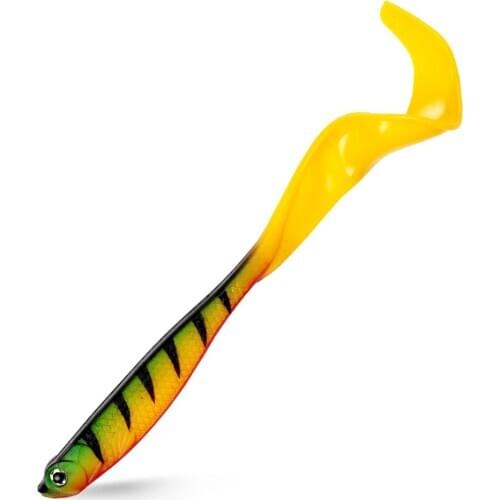 Soft Bait Fishing Lure Artificial Lures Wobbler Soft Worm Carp Freshwater Seawater Winter Long Tails Silicone 12.5cm/5.5g