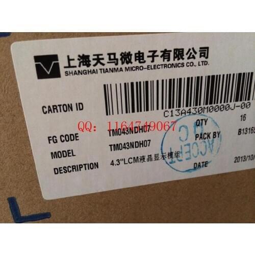 Pegasus original 4.3 inch LCD screen + touch TM043NBHG01 TM043NBH02, TM043NDH05