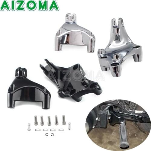 CNC Footrest Fot Peg Mount Bracket Holder For Harley Sportster Iron XL 883 1200 72 48 XL883N XL883L XL1200C XL1200V 2014-2021