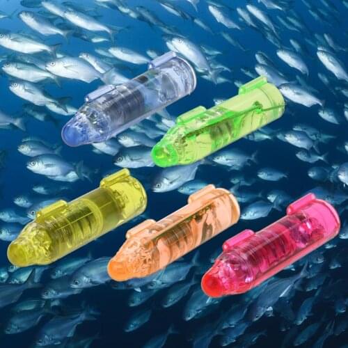 Underwater Mini Fish Attraction Indicator Lamp Lure LED Flashing Fishing Light Bait Lures Blue Green Yellow Orange Red 5 Colors