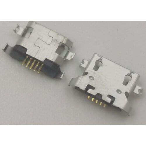 50Pcs Micro Usb Charger Connector For Motorola Moto E4 XT1762 XT1766 XT1763 XT1767 E3 XT1706 C Play XT1750 Charging Dock Port