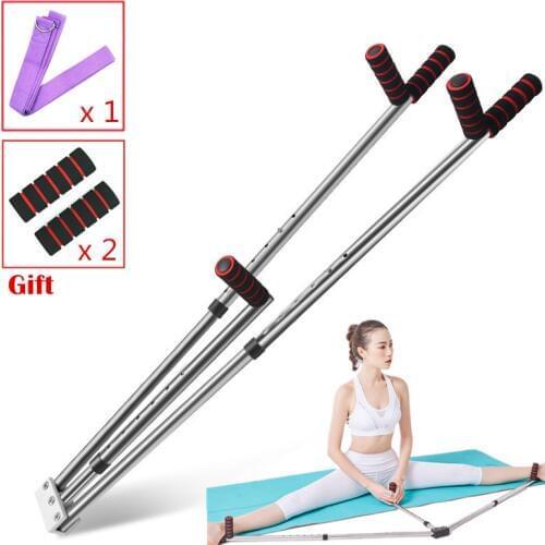 Adjustable 3 Bar Leg Stretcher Split Stretching Machine Stainless Steel Leg Support for Ballet Yoga Dance Gymnastics Training
