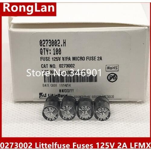 [SA]US special forces 0273002 Littelfuse Fuses 125V 2A LFMX cylindrical fuse--20PCS/LOT