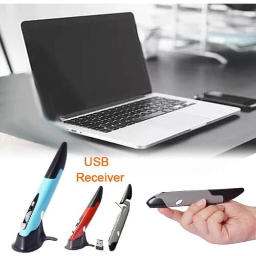 Stylish Innovative Wireless Pen-style Mouse 2.4GHZ Adjustable Handwriting Mini Optical Mice For PC Laptop Notebook Computer Mac