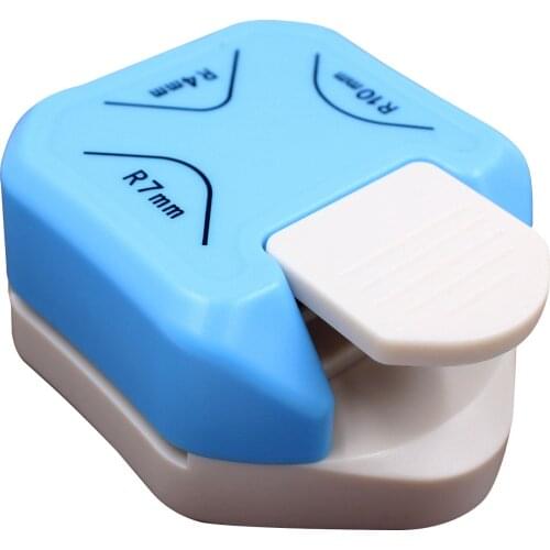 Corner Rounder Punch 3 in1 R4/R7/R10mm Round Corner Trimmer Cutter for Card Craft Scrapbook Wrapping Paper Photo Laminate DIY